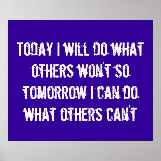 スポーツやる気を起こさせるポスター ポスター (正面)