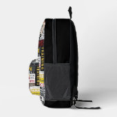 スポーツやる気を起こさせる引用文バックパック プリントバックパック (右)