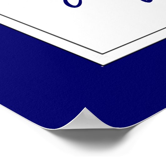 スポーツやる気を起こさせる引用文ブルーバードガーデン ポスター (角)