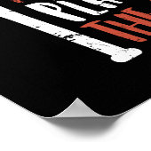 スポーツやる気を起こさせる感動的引用文野球 ポスター (角)