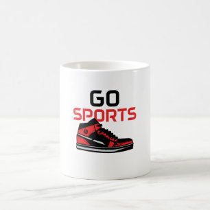 スポーツをする コーヒーマグカップ