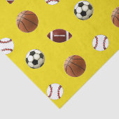 スポーツをテーマにしたギフトティッシュペーパー 薄葉紙 (詳細)