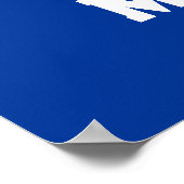 スポーツをテーマにしたサッカーベビーシャワー ポスター (角)