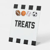 スポーツをテーマにしたトリートメントテーブルペデスタルサイン 台座サイン (正面)