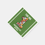 スポーツをテーマにしたボール1st誕生日パーティー スタンダードカクテルナプキン (角)