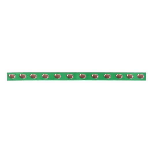 スポーツを引き裂くフットボール サテンリボン (正面)