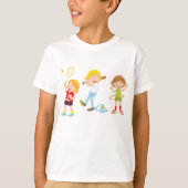 スポーツを楽しむ子供たち Tシャツ (正面)