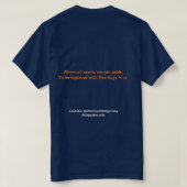 スポーツを脇に置く場所 Tシャツ (デザイン裏面)