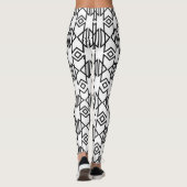 スポーツアステカフィットネスやジムのパターンレッジ レギンス (裏面)