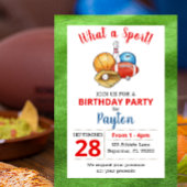 スポーツアスリートオールスター誕生日 招待状