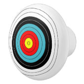 スポーツアーチェリーのターゲットを白に セラミックノブ (右)