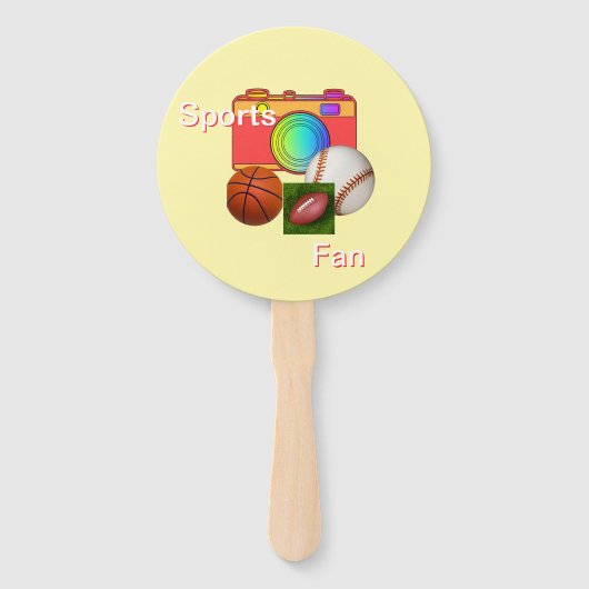 スポーツイエローハンドファン ハンドファン (正面)