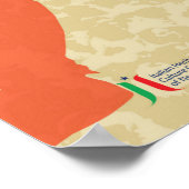 スポーツイタリアンポスターのアメリカ人 ポスター (角)