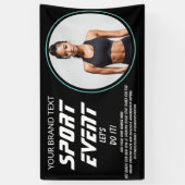 スポーツイベント、ジムのオープニング、フィットネスまたはジムのソーシャル 横断幕 (縦)