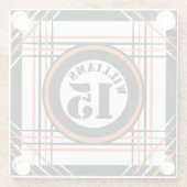 スポーツインスパイアオレンジ&ブラック ガラスコースター (裏面)