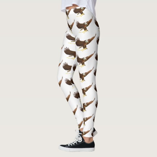 スポーツイーグルの鳥が運命の運命をパーソナライズ レギンス (左)