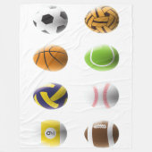 スポーツイースターエッグブランケット フリースブランケット (正面)