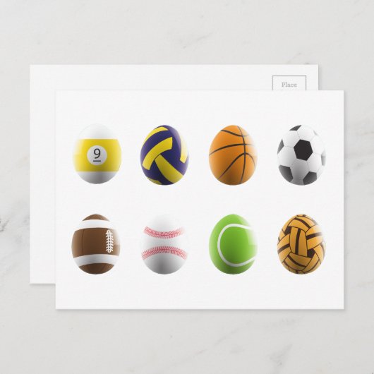 スポーツイースターエッグ シーズンポストカード (正面/裏面)