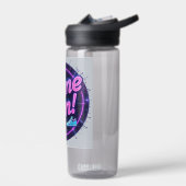 スポーツウォーターボトルのゲーム | レトロネオンバスケット ウォーターボトル (左面)