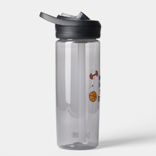 スポーツウォーターボトル | ジムやる気を起こさせるボトル ウォーターボトル (右面)
