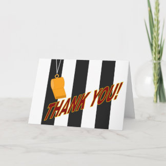 スポーツオフィシャルへの感謝 サンキューカード