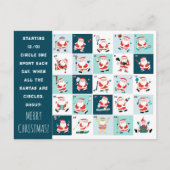 スポーツカウントダウンクリスマス シーズンポストカード (正面)