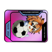 スポーツカスタムカードの マグネット (横)