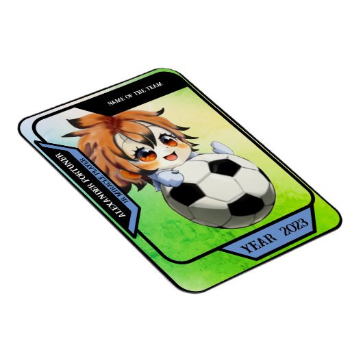 スポーツカスタムカードの マグネット (右側)