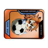 スポーツカスタムカードの マグネット (横)