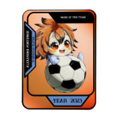 スポーツカスタムカードの マグネット (縦)