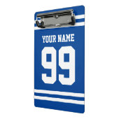 スポーツカスタムジャージー番号ミニクリップボードギフト ミニクリップボード (アングル2)