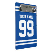 スポーツカスタムジャージー番号ミニクリップボードギフト ミニクリップボード (アングル)