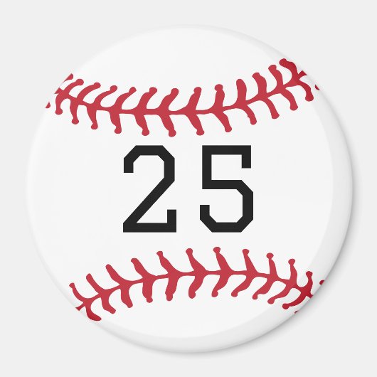 スポーツカスタムチーム向け野球ギフト マグネット (正面)