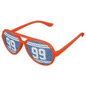 スポーツカスタムファンサッカーのジャージー番号おもしろい アビエーターサングラス (アングル)