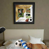 スポーツカスタム写真卒業の思い出 箔ポスター