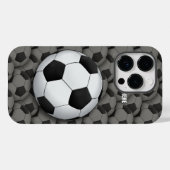 スポーツカッコいいサッカー |サッカーのギフト Case-Mate iPhoneケース (裏面 (横))