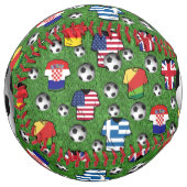 スポーツカラフルシャツとフットボール ソフトボール (正面左)