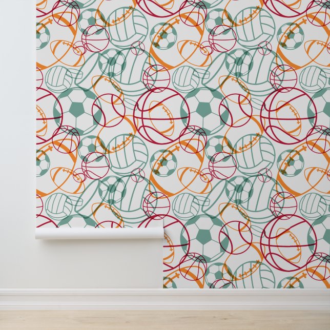 スポーツカラフルボール抽象デザイン 壁紙 (アプリケーション)