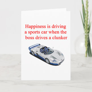 スポーツカーのTシャツに帽子と贈り物 シーズンカード