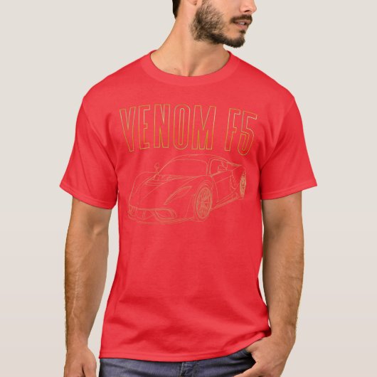 スポーツカーアート ドローイング 男子 ギフト Tシャツ (正面)