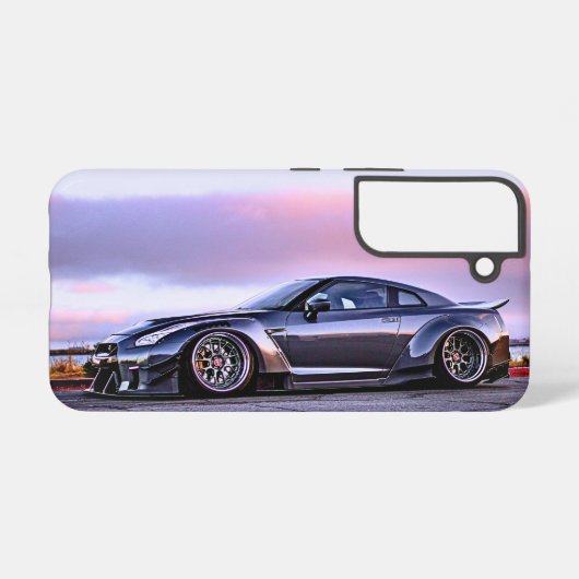 スポーツカーオンホライズン銀河系s22case mateカバー samsung galaxyケース (裏面横)