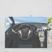 スポーツカーダッシュボード 招待状 (スタンド正面)