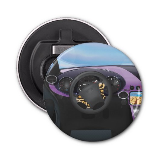 スポーツカーダッシュボード 栓抜き (正面)