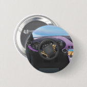 スポーツカーダッシュボード 缶バッジ (正面&裏面)