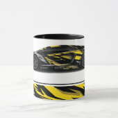 スポーツカーツートーンコーヒーマグ マグカップ (中央)