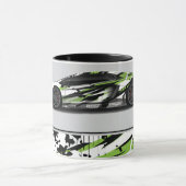 スポーツカーツートーンコーヒーマグ マグカップ (中央)