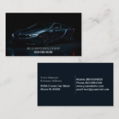スポーツカーディーラー 名刺 (正面/裏面)
