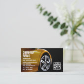 スポーツカーデザイン、自動車ディーラー 名刺 (スタンド正面)