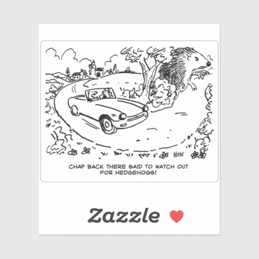 スポーツカードライバーとヘッジホグスマンガ。 シール (シート)