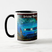 スポーツカードライバーコーヒーブレーク飲み物用品マグ マグカップ (左)